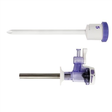 Bir martali ishlatiladigan laparoskopik pediatrik trokar