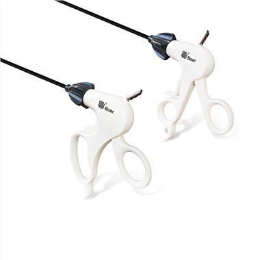 Laparoskopik kavisli dissektsiya qisqichlari