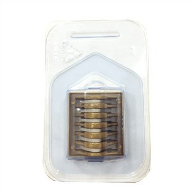 Bir martali ishlatiladigan polimer bog'lovchi klip